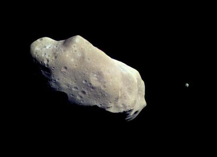 Asteroid Ida and moon Dactyl