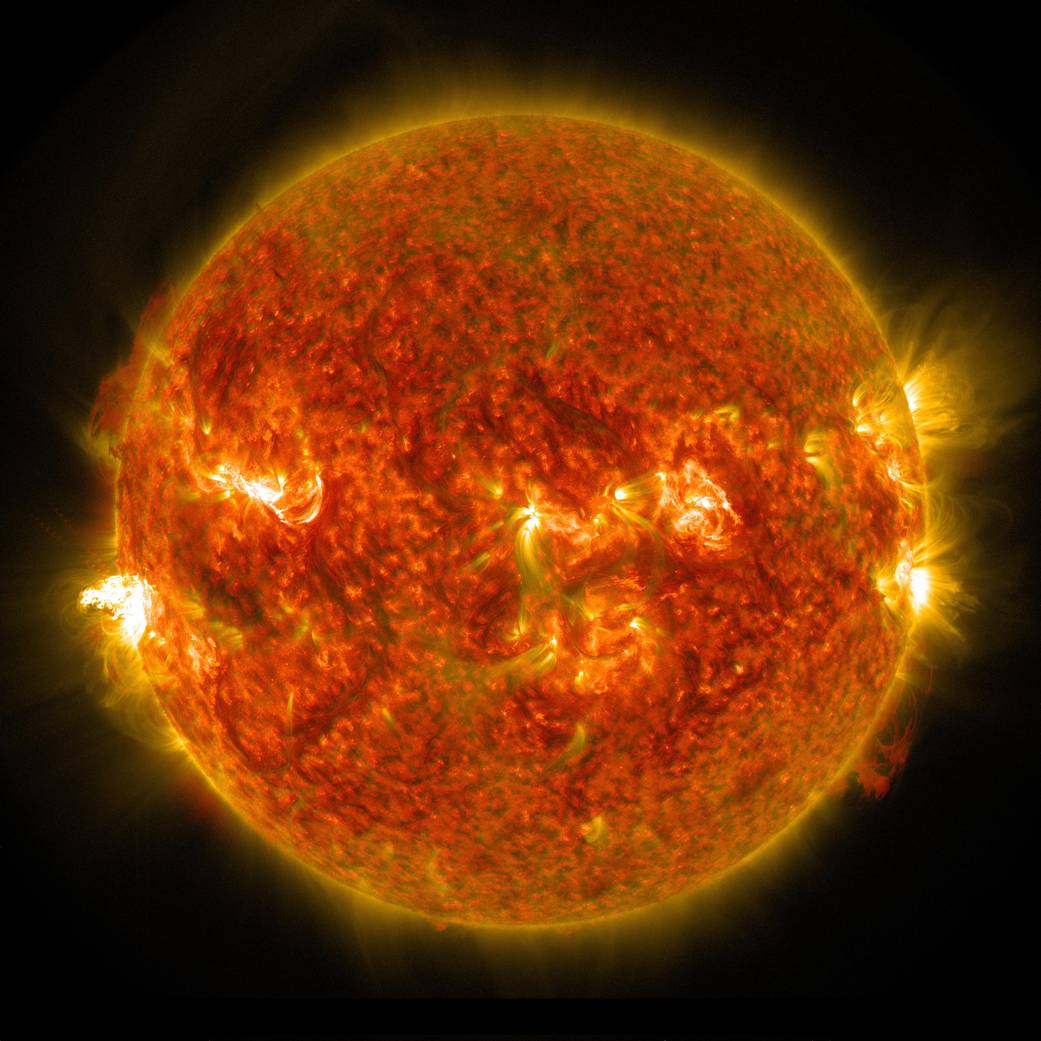 SOHO Observes Solar Flares