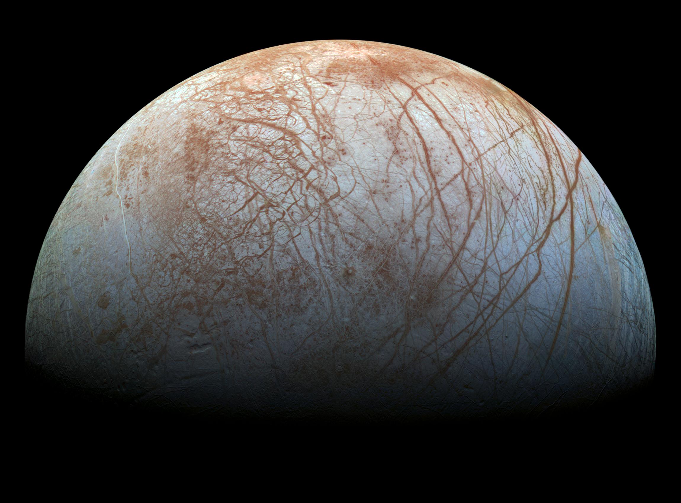 Jupiter icy moon Europa