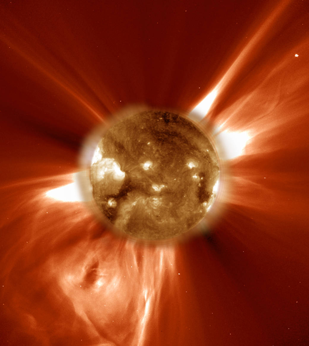 Sun erupting filament