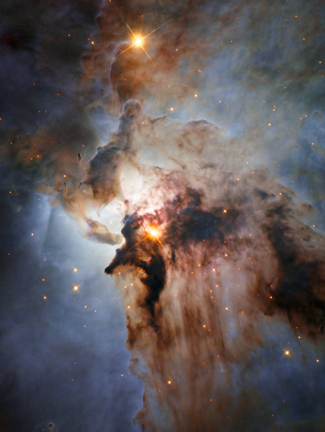 Hubble views the Lagoon Nebula