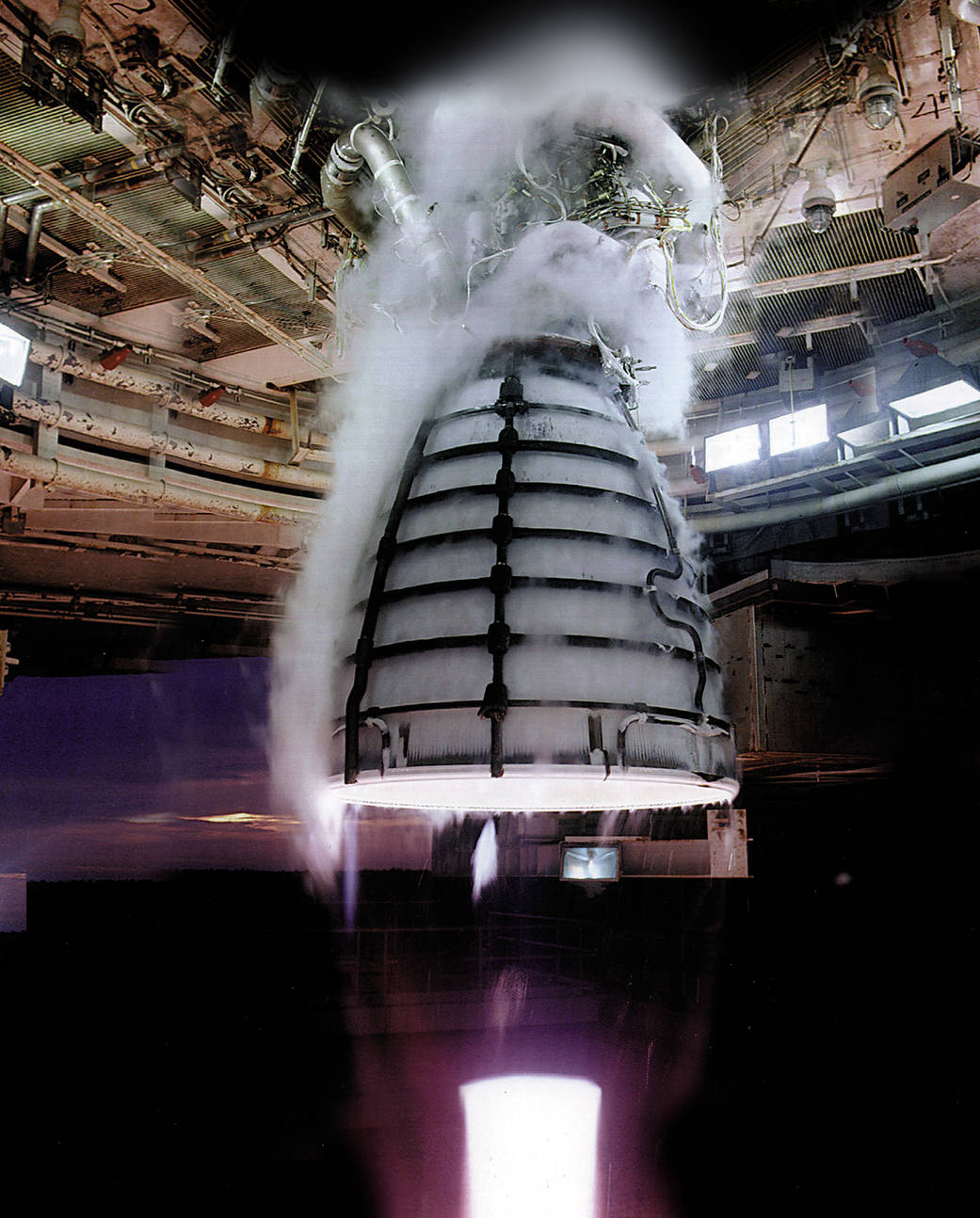RS-25 Test Fire