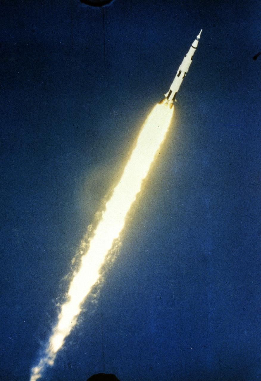 First test flight of the Saturn V (Image Credit: NASA)