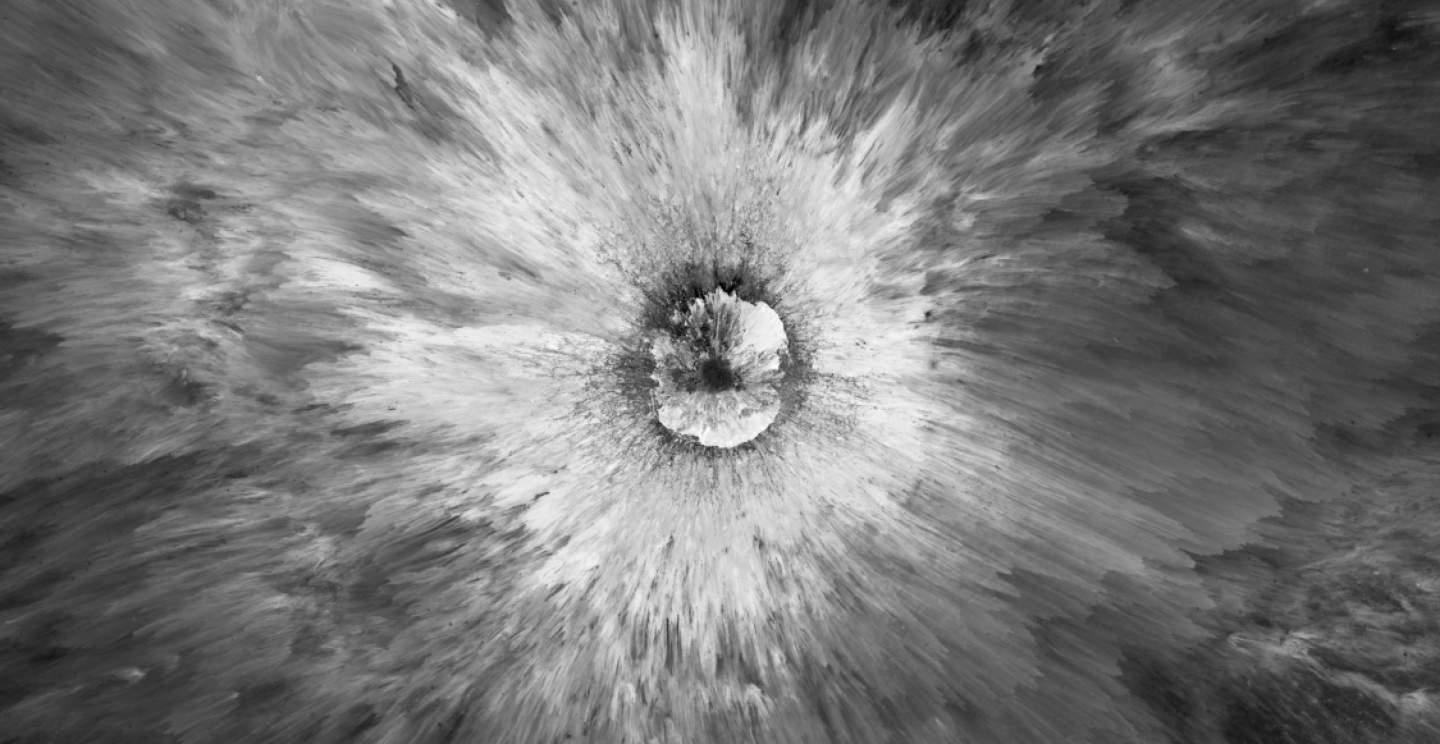 Freash Lunar Crater