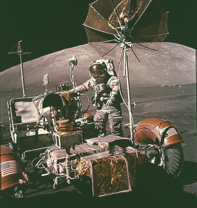 Lunar Roving Vehicle (Image Credit: NASA)