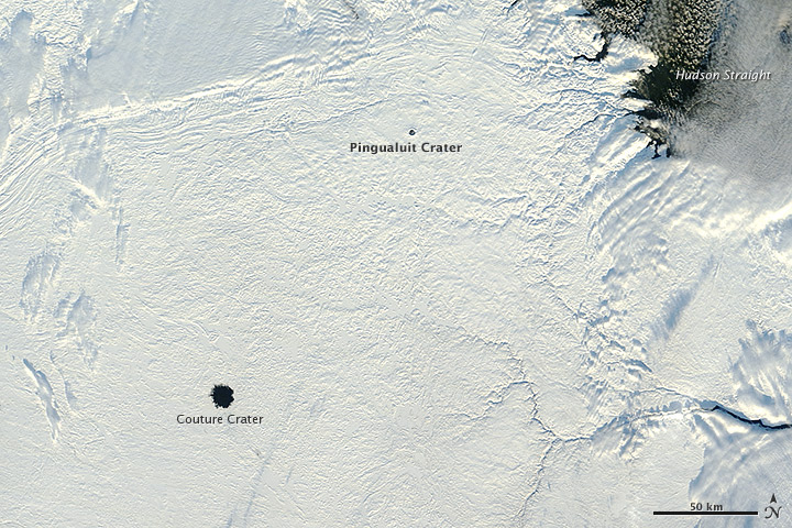 Pingualuit and Couture Craters