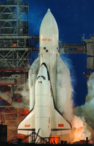 Soviet Buran Shuttle Baikonur Launch