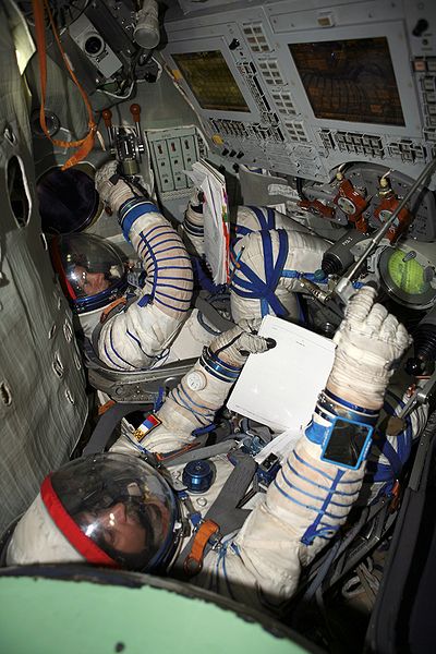 Soyuz-TMA cockpit (Image credit: NASA)