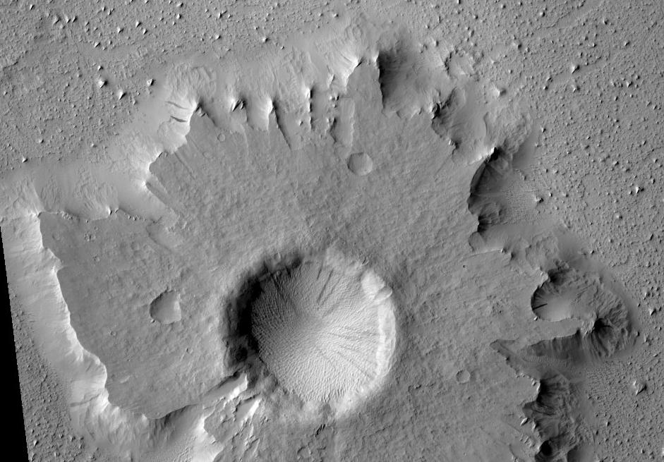 Pedestal Crater